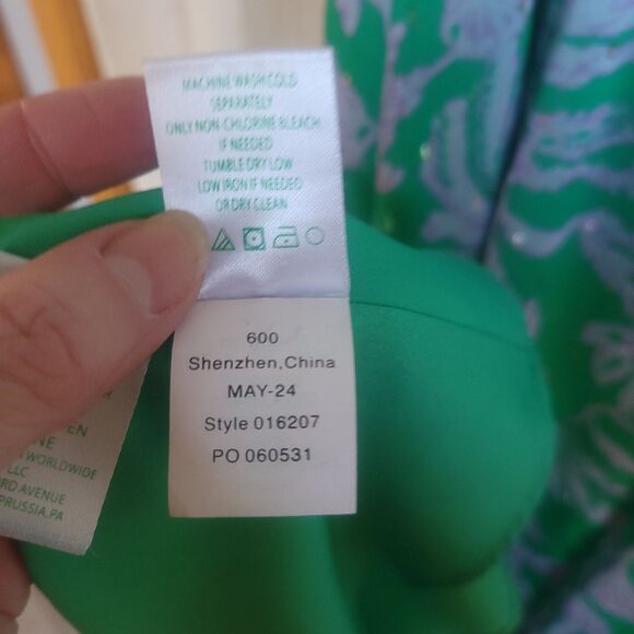 Lilly Pulitzer Rosalynn Ruffle Maxi Dress Beach Floral One Shoulder Size 12 - Picture 13 of 15